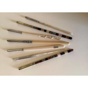 Lot De Sept Porte Plumes Anciens