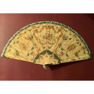 Broken Fan “martin Varnish” 18th Century 