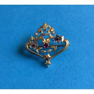 Fleur-de-lis Brooch/pendant