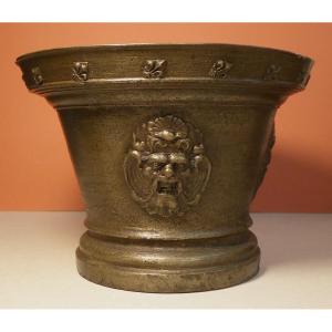 Large Bronze Mortar From The 17th Century