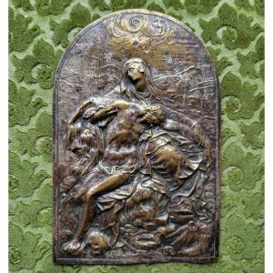 Bronze Plaquette Depicting A Pietà - Italy C.1600
