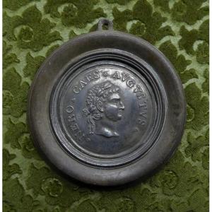 Nero Emperor - 18th-century Pewter Medal