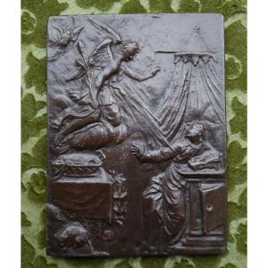 The Annunciation - 17th-century Bronze Plaquette