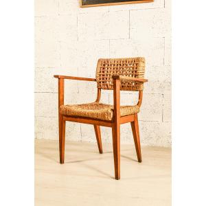 Audoux Minet Vibo Vintage Design Rope Armchair