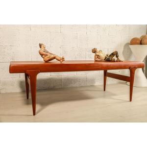 Rare Large Vintage Scandinavian Design Teak Coffee Table Johannes Andersen