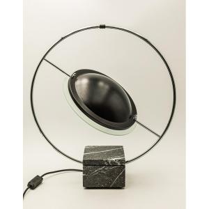 Rare Saturn Lamp By Lucien Gau, Circa 1980, Vintage Design