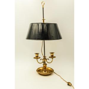 Louis XVI Directoire Bronze Bouillotte Lamp 