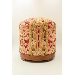 Art Deco Tapestry Footstool, French Work 