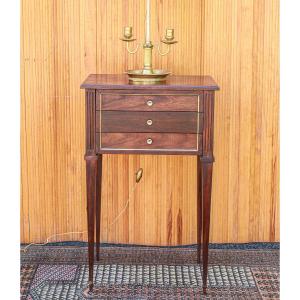 Small Louis XVI Style Mahogany Coffee Table Or Bedside Table
