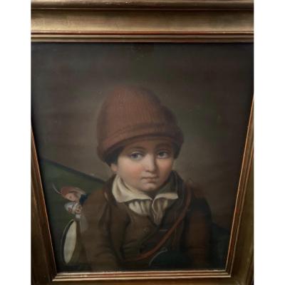 The Puppet Peddler - Pastel XVIIIth