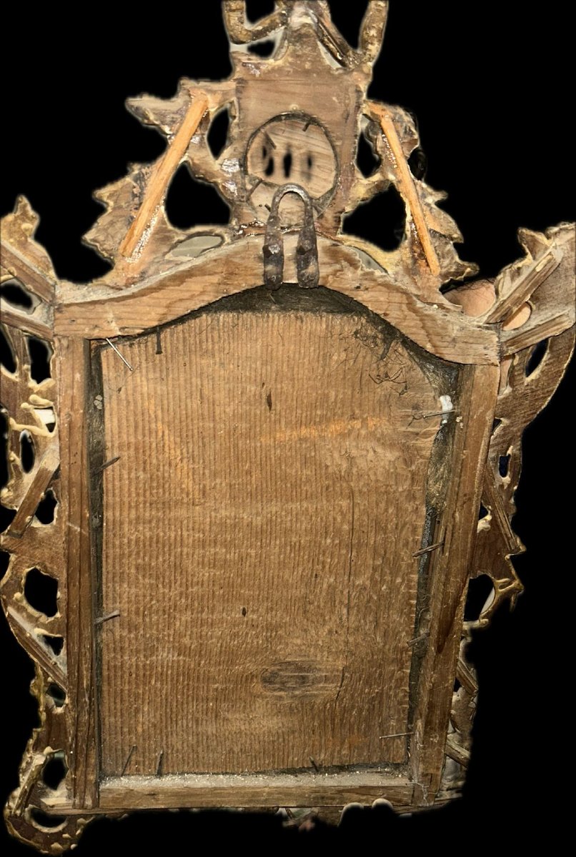 Raro trittico di elegantissime specchiere Veneziane-photo-3
