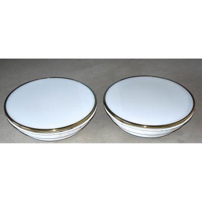 Arne Jacobsen And Louis Poulsen Ceiling Munkegaard -pair - Period 1950