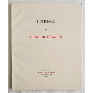 Homage To Henri De Régnier Numbered Edition On Vergé 1928