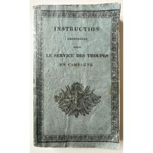 Provisional Instruction For The Service Of Troops In The Field Royal Printing Office 1823 Plates