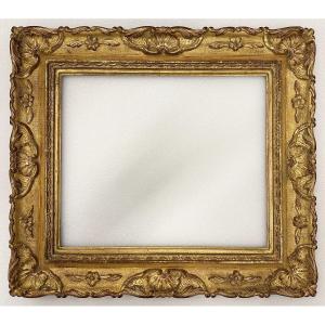 Beautiful Antique Gilded Wood Frame Stamped Emile Bouche Regency Style
