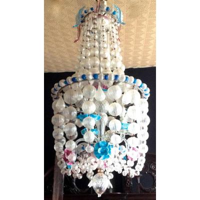 Grand Lustre Trash Old Glass Murano