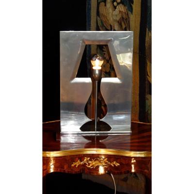 Lamp "illusion 2 Mirage" Signed Hubert Le Gall And Numbered