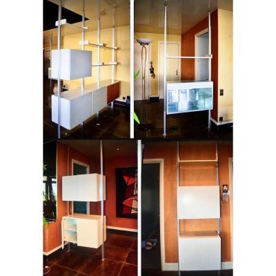 Important Ensemble d'éléments Modulables Design Epoque 1970 Vitrine Bibliothèque étagères