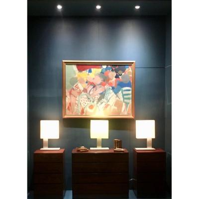 Set Of 3 Large Lamps Unique Pieces Design By Reda Amalou