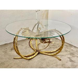 Richard Et Isabelle Faure 1970 Grande  Table Sculpture Pièce Unique Pour Maison Honoré Paris