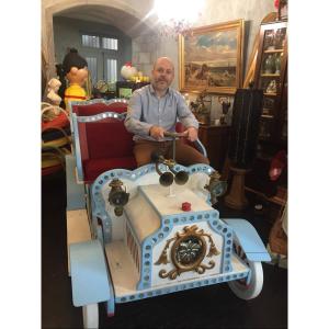 Carousel Car By Alfred Chanvin / Art Forain