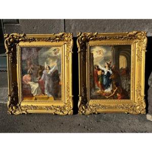 Pair Of Italian School Paintings