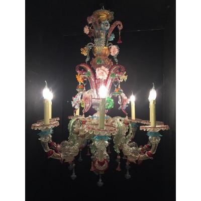 Murano 8 Lights Multicolor