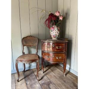 Louis XV Period Commode Between Two Dating From The 18th Century With Its Marble