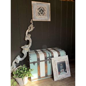 19th Century Patinated Travel Trunk