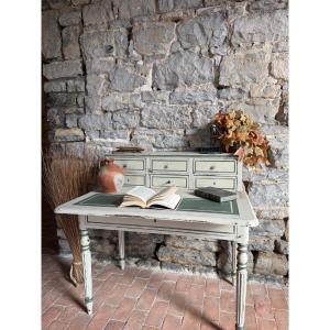 Louis Philippe Desk Dating From The 19th Century, Small Drawer And Pull,