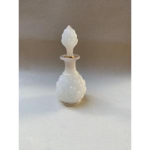 Baccarat White Opaline Bottle