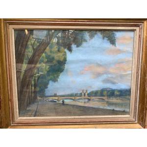 Jacques Leclerc, Pastel, Sky Of Paris.