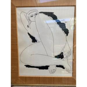 Drawing Woman Alangui By Antoniucci Volti