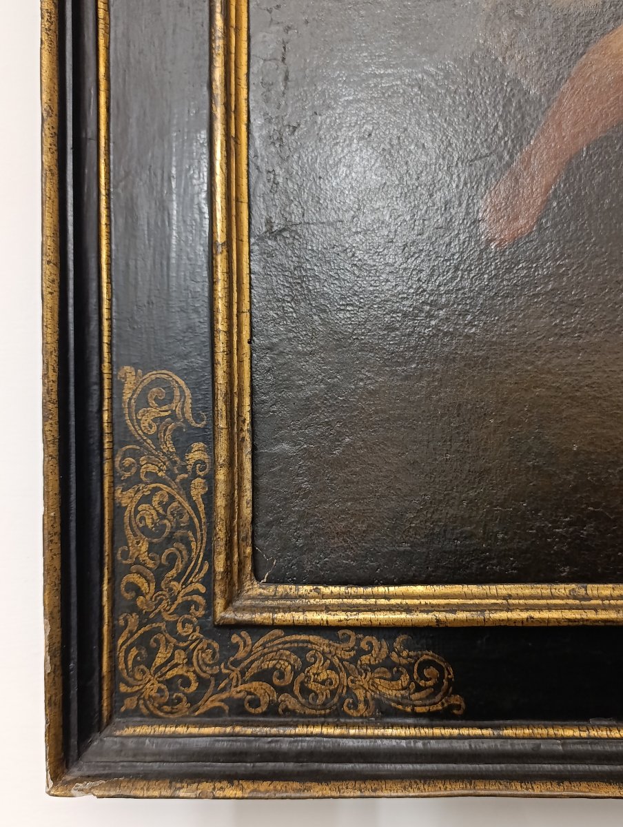 Scuola bolognese del XVII secolo.  Cacciata di Adamo ed Eva dal Paradiso terrestre-photo-1