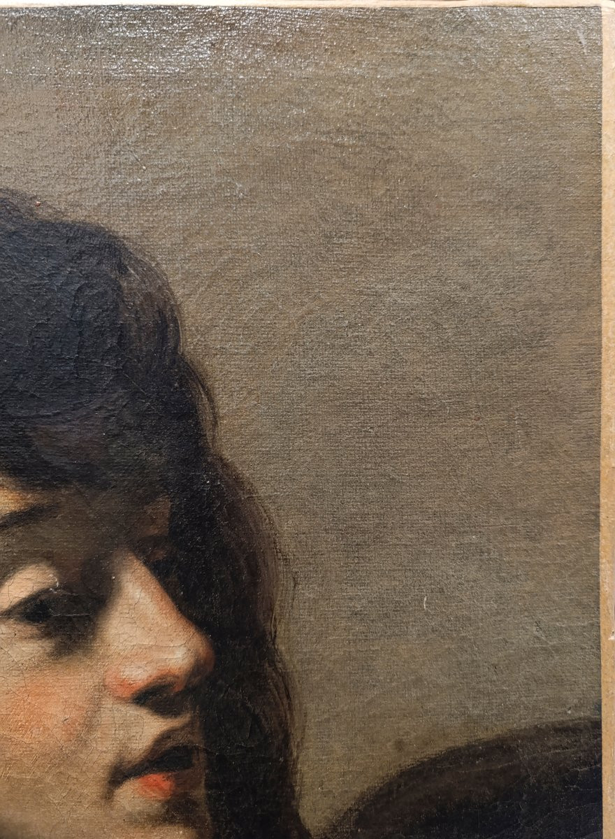 Pittore caravaggesco francese. XVII secolo-photo-3