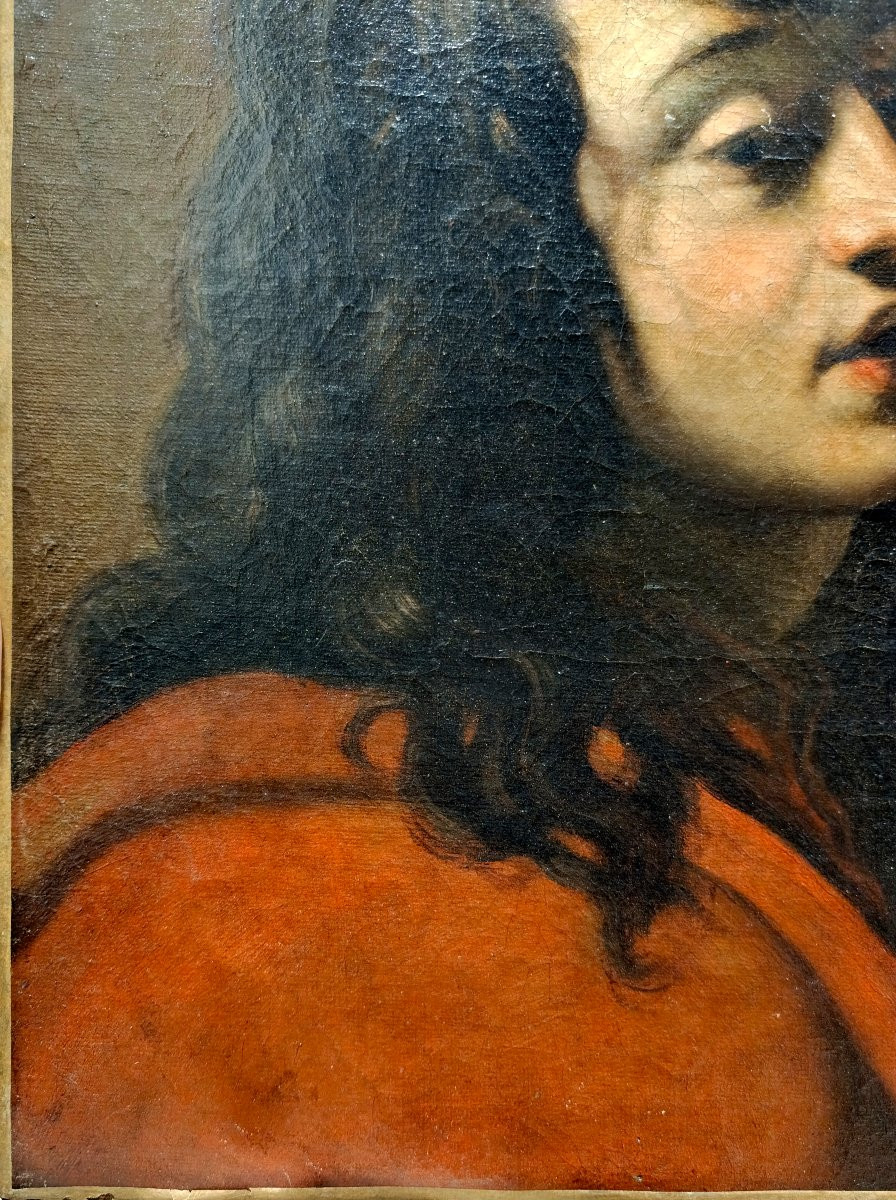 Pittore caravaggesco francese. XVII secolo-photo-2