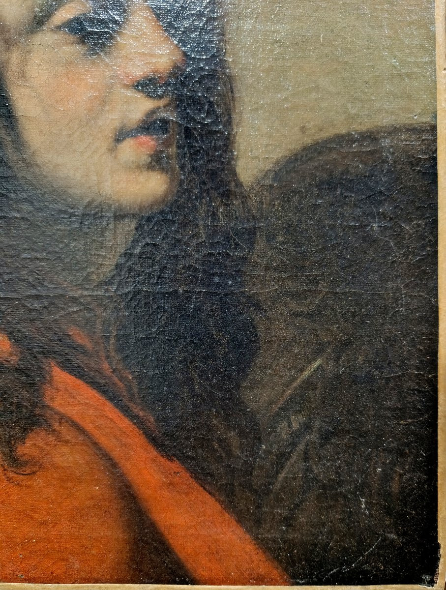 Pittore caravaggesco francese. XVII secolo-photo-3