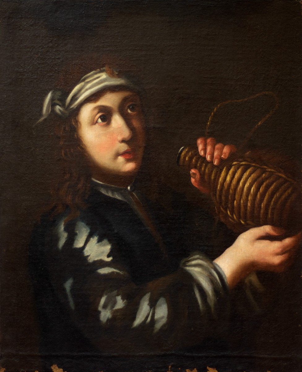 Pittore del XVII secolo. Bevitore
