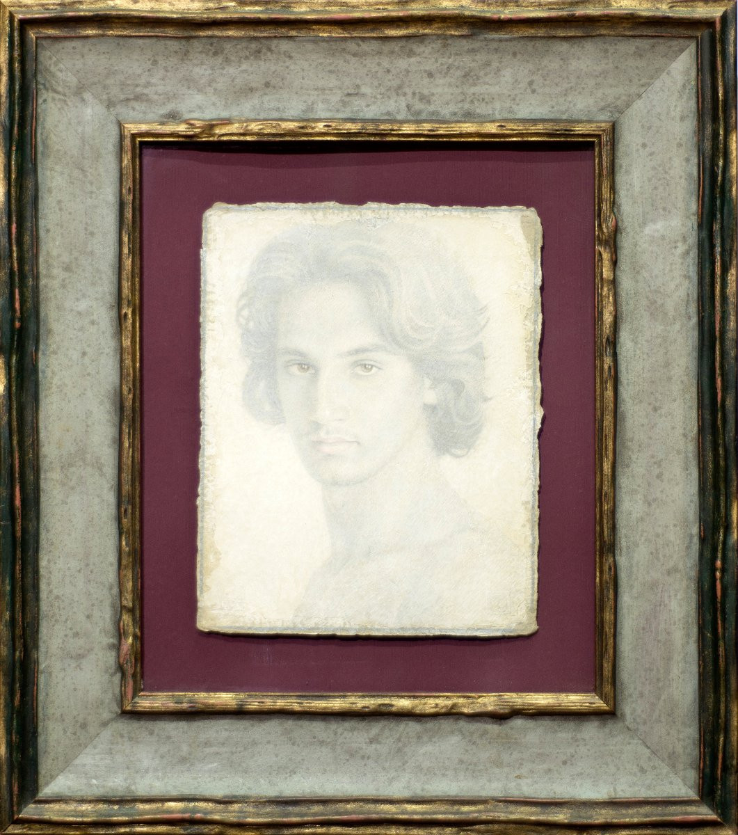 Victor Koulbak (Mosca, 1946). Ritratto di giovane-photo-2