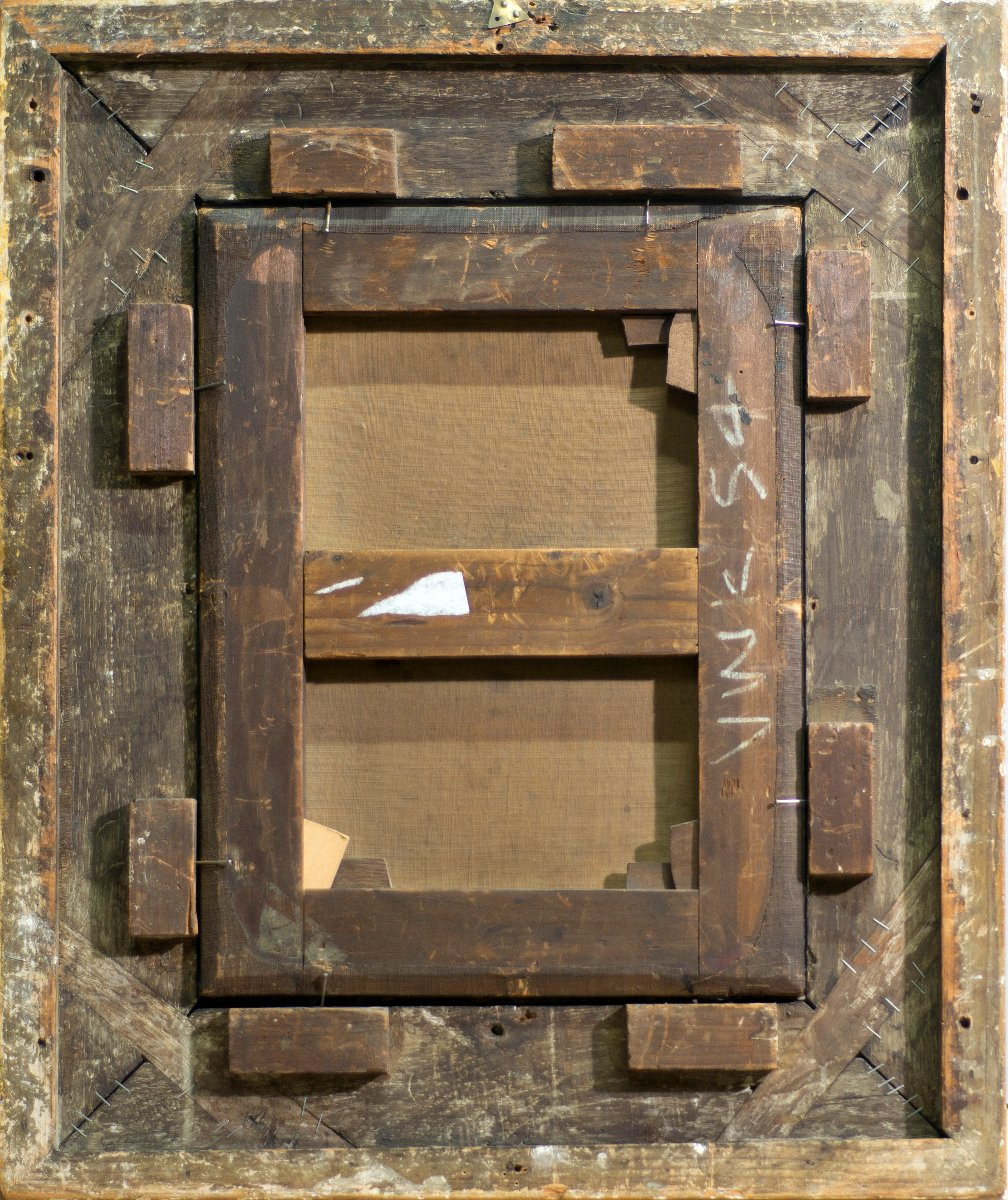 Pittore del XIX secolo. Ritratto di Napoleone Bonaparte-photo-3