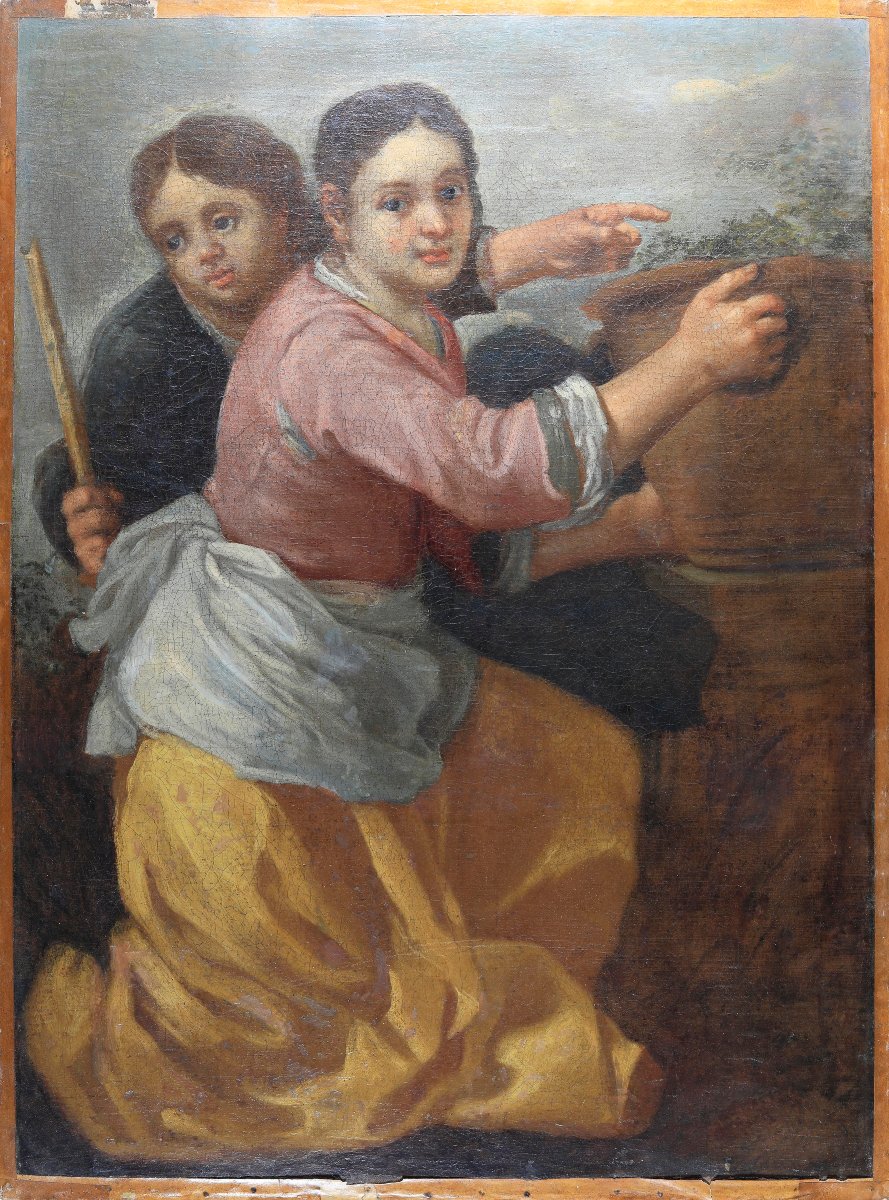 Studio di Bernhard Keilhau (Helsingor, 1624 – Roma, 1687). Giovani giardinieri