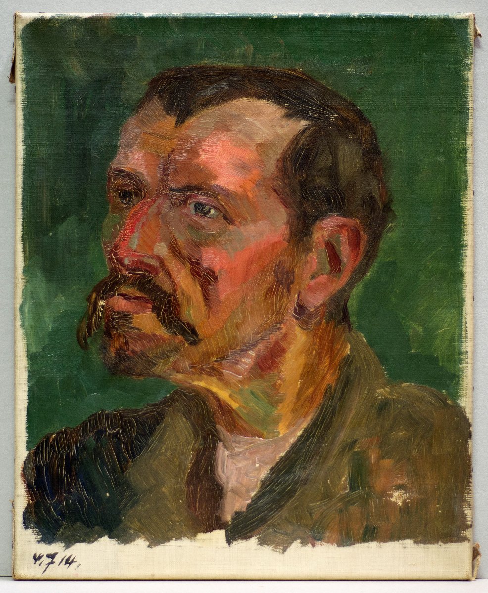 Pittore di metà Novecento. Ritratto di Antonio Ligabue (Zurigo, 1899 - Gualtieri, 1965)