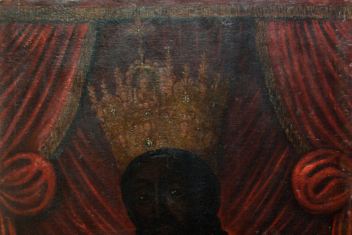 Pittore lucchese del XVII secolo. Volto Santo di Lucca (cm 119.5 x 94.5)-photo-4