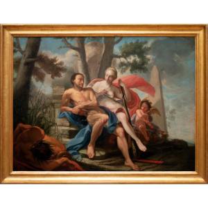 Scuola piemontese o francese del XVIII secolo. Ercole e Onfale