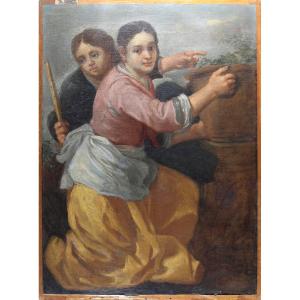 Studio di Bernhard Keilhau (Helsingor, 1624 – Roma, 1687). Giovani giardinieri
