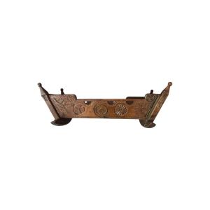 Museum - Baptismal Cradle, Votive Cradle - Folk Art - Religious - Carved Wood