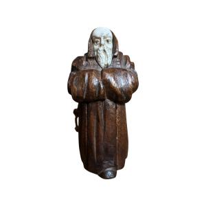 Erotica, Curiosa – Figurine Of A Monk – Anticlerical – Folk Art – Lecherous Priest – France