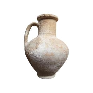 Artifact – Antiquity – Yellow Pottery Wheel-handled Jug – Archaeology