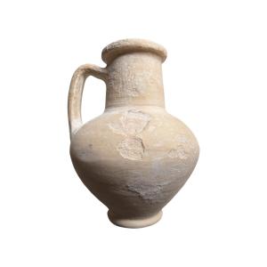 Artifact – Antiquity – Yellow Pottery Wheel-handled Jug – Archaeology