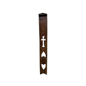 Sculpture, Wedding Furniture Key - Crosses And Hearts - Folk Art